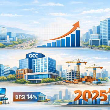 GCC के दम पर भारत के ऑफिस मार्केट ने 2025 में बनाया रिकॉर्ड
