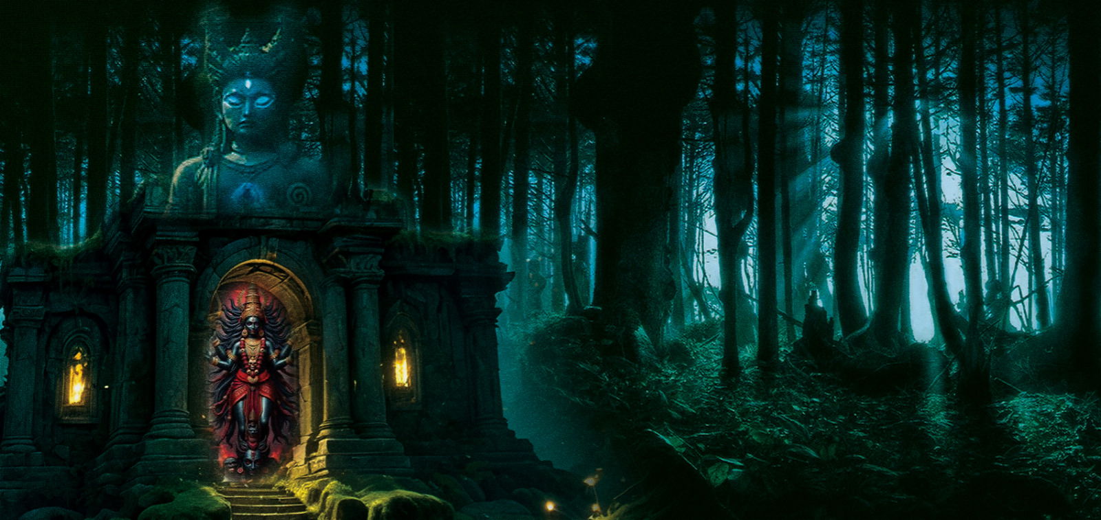 काली पूजा पंडाल में दिखेगा भूतों का रोमांच