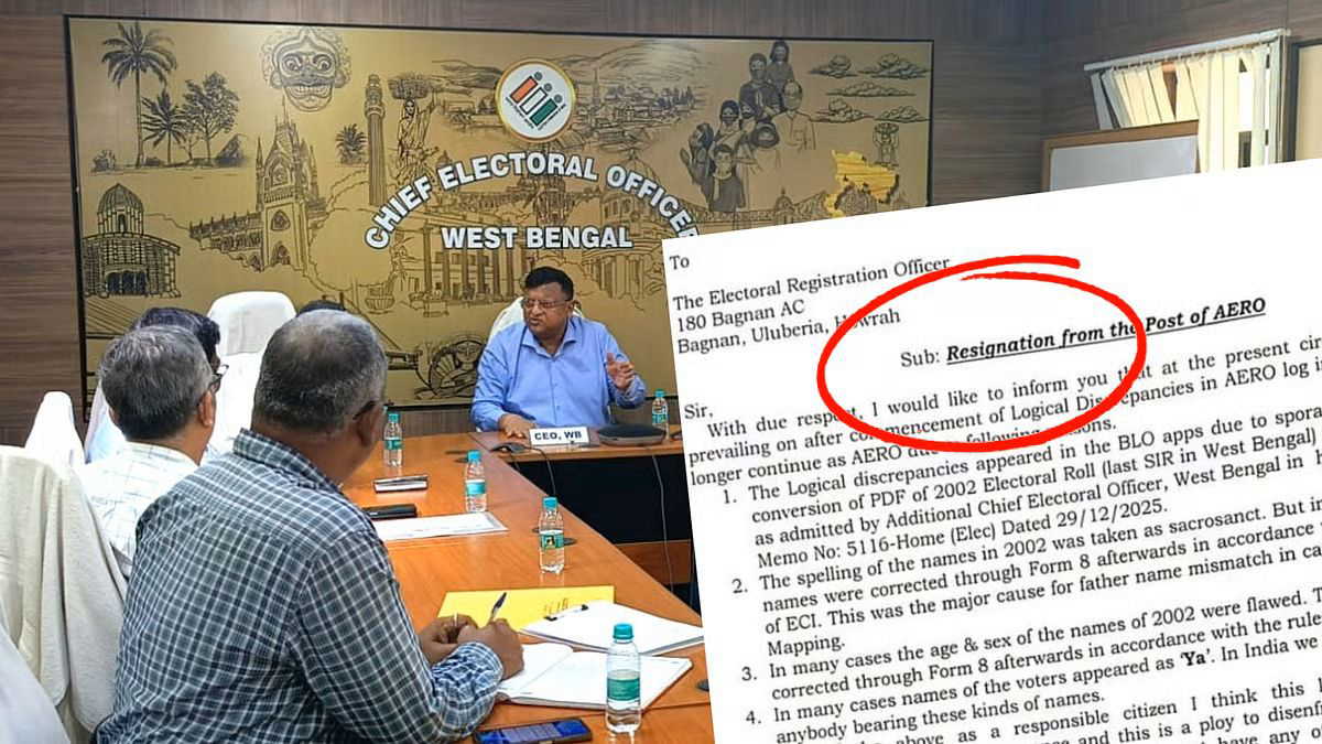 SIR के काम में असमानता का दावा, बगनान के AERO के इस्तीफे की मांग, राज्य के CEO कार्यालय ने क्या बताया ?