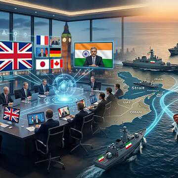 होर्मूज जलसंधि को खोलने के लिए ब्रिटेन की बुलायी मेगा बैठक में भारत लेगा हिस्सा! क्या अमेरिका होगा शामिल?