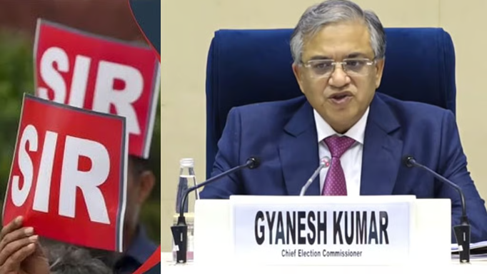चुनाव आयुक्त ने कर दी घोषणा, कल से बंगाल समेत 12 राज्यों में शुरू हो रहा SIR