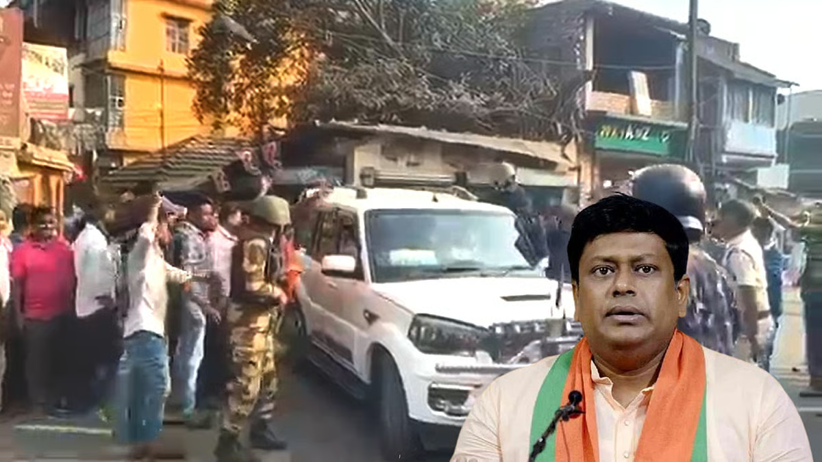 डायमंड हार्बर में सुकांत मजुमदार के खिलाफ विरोध प्रदर्शन, प्रदर्शनकारी कौन? TMC-BJP में आरोप–प्रत्यारोप