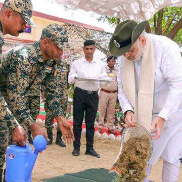 अमित शाह का बीकानेर दौरा, सीमा चौकी पर प्रहरी सम्मेलन को किया संबोधित, महिला बैरकों का ई-लोकार्पण