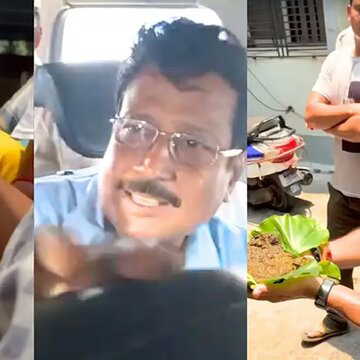 सव्यसाची दत्ता को निशाना बनाने के लिए कोई गोबर, कोई अंडा तो कोई टमाटर लेकर आया
