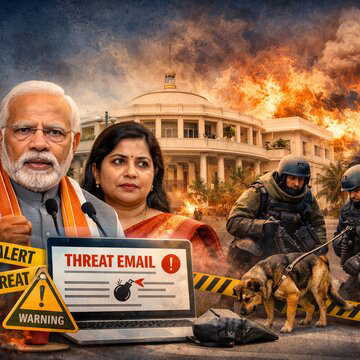 पीएम मोदी को धमकी से हड़कंप: दिल्ली विधानसभा और मेट्रो स्टेशन को बम से उड़ाने की चेतावनी, हाई अलर्ट जारी