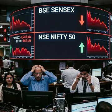 ट्रेडिंग सत्र धीमा, कई प्रमुख स्टॉक्स पर दबाव, Eternal ने दिखाया हरा निशान