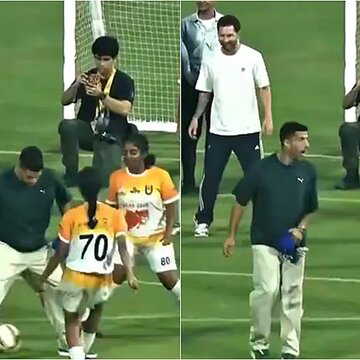 मेस्सी के सामने ही सुआरेज़ को नटमेग, चर्चा में 13 साल की तानिष्का