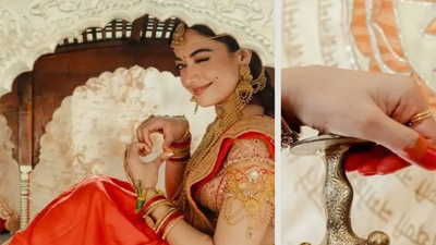 डोली में बैठकर हुई रश्मिका मंदाना की ब्राइडल एंट्री, शादी की Inside फोटो वायरल