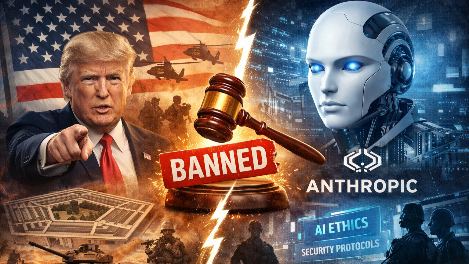 सैन्य निर्णयों में निजी दखल का आरोप, ट्रंप ने संघीय एजेंसियों को एंथ्रोपिक एआई पर लगाई रोक