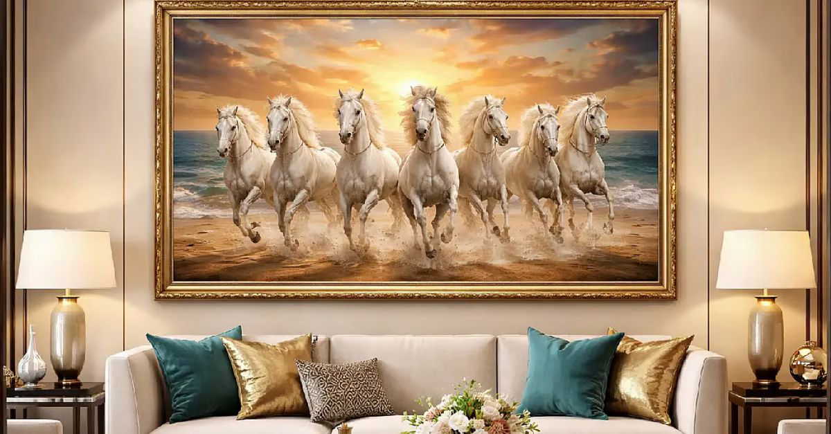 आपकी किस्मत सूर्य की तरह चमक सकती है, घर में सात घोड़ों की ऐसी तस्वीर रखना जरूरी है।