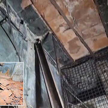 बऊबाजार में पुराने घर की छत का एक हिस्सा टूटकर गिरने से एक घायल, मेट्रो पर लगा आरोप