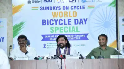 विश्व साइकिल दिवस बनेगा पश्चिम बंगाल में खेल क्रांति का उत्प्रेरक: निशीथ प्रमाणिक