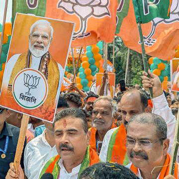 नंदीग्राम में शक्ति प्रदर्शन: शुभेंदु अधिकारी का 177 सीटों पर जीत का दावा