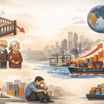 जनसंख्या के मामले में चीन लगातार दूसरे साल भारत से पीछे, साल 2025 में चीन में अब तक की सबसे कम जन्म दर