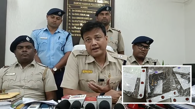 भारी मात्रा में हथियार बरामद, 1 गिरफ्तार