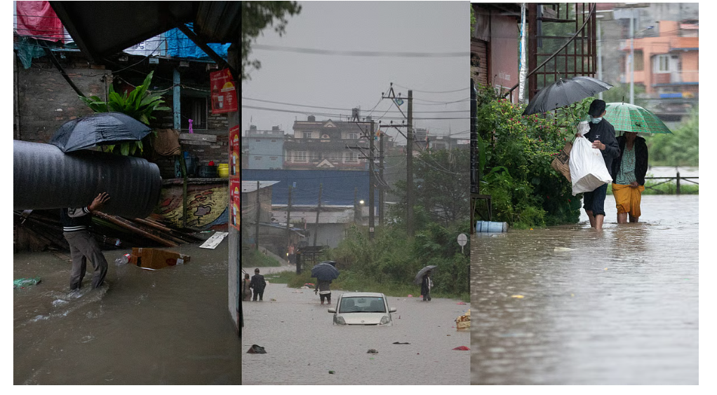 भूस्खलन और बाढ़ से नेपाल तबाह नेपाल, 39 मरे, काठमांडू अन्य हिस्सों से कटा