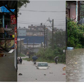 भूस्खलन और बाढ़ से नेपाल तबाह नेपाल, 39 मरे, काठमांडू अन्य हिस्सों से कटा