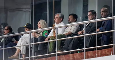 पाकिस्तान का आखिरी विकेट गिरने से पहले ही 'इज्जत' बचाकर मोहसिन नकवी ने छोड़ा स्टेडियम