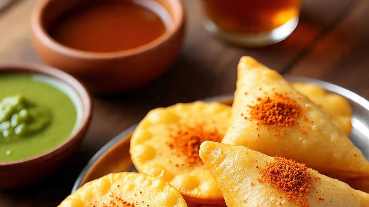 घर पर बनाएं कुरकुरे पीले खाजे और चटपटे नमकीन पारे