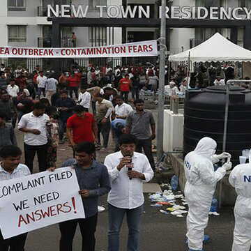 न्यू टाउन के हाउसिंग कॉम्प्लेक्स में फैला डायरिया का प्रकोप, लापरवाही से पानी दूषित होने का आरोप