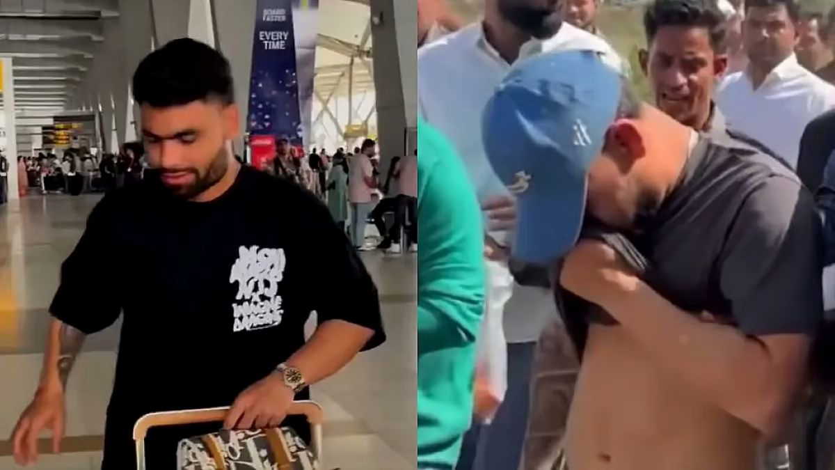 पिता के अंतिम संस्कार के बाद फफककर रोते हुए श्मशान से निकले रिंकू सिंह, टी- शर्ट से पोंछे आंसू