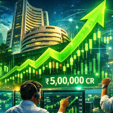 दिन की शुरुआत में ही 5 लाख करोड़ रुपये का मुनाफा, फिर क्यों सुस्त पड़ा बाजार