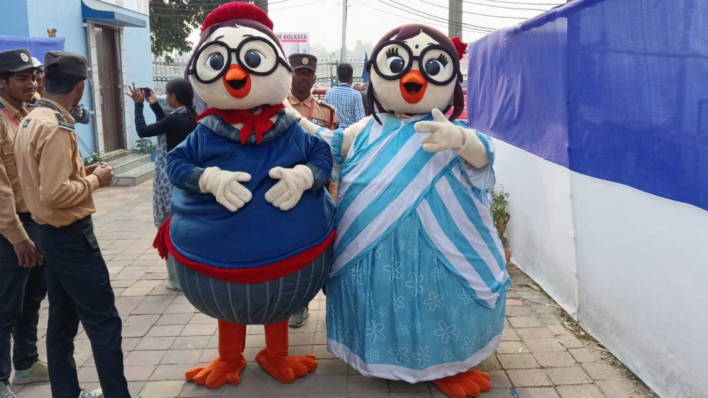 हासो- हासी हैं इंटरनेशनल कोलकाता पुस्तक मेले के आधिकारिक शुभंकर