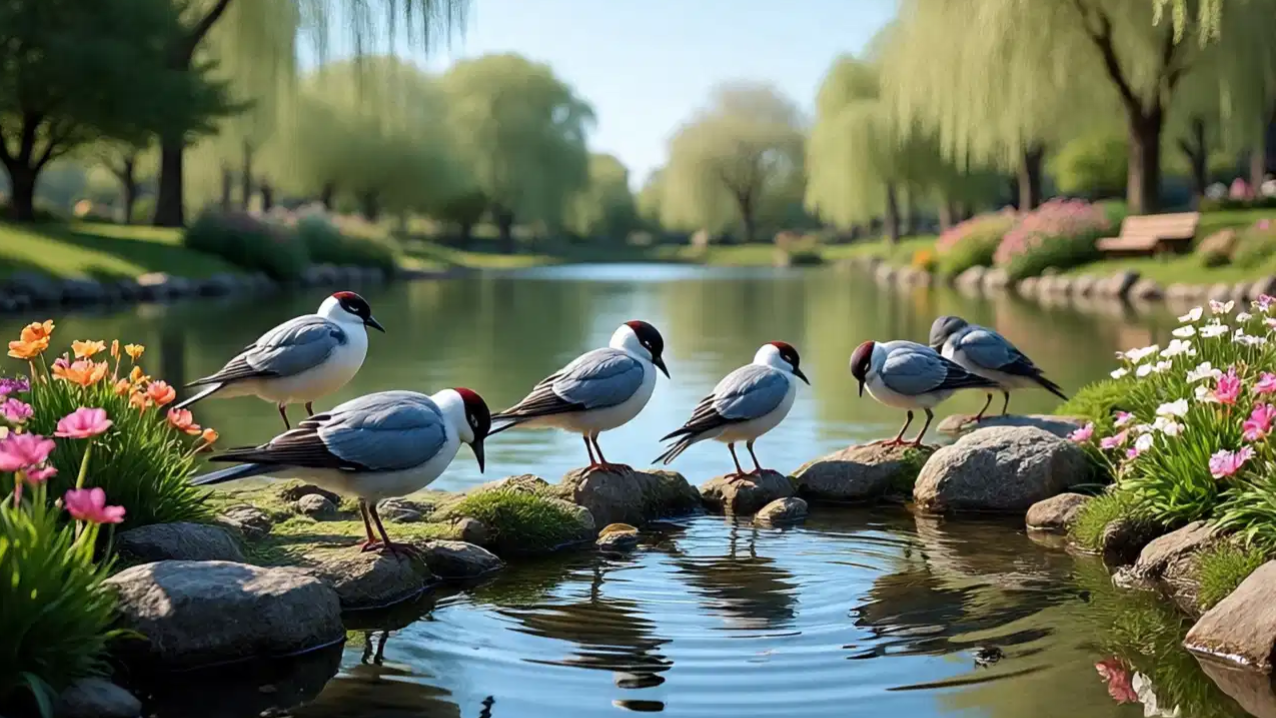 सांतरागाछी झील में इस बार रिकॉर्ड संख्या में पहुंचे प्रवासी पक्षी