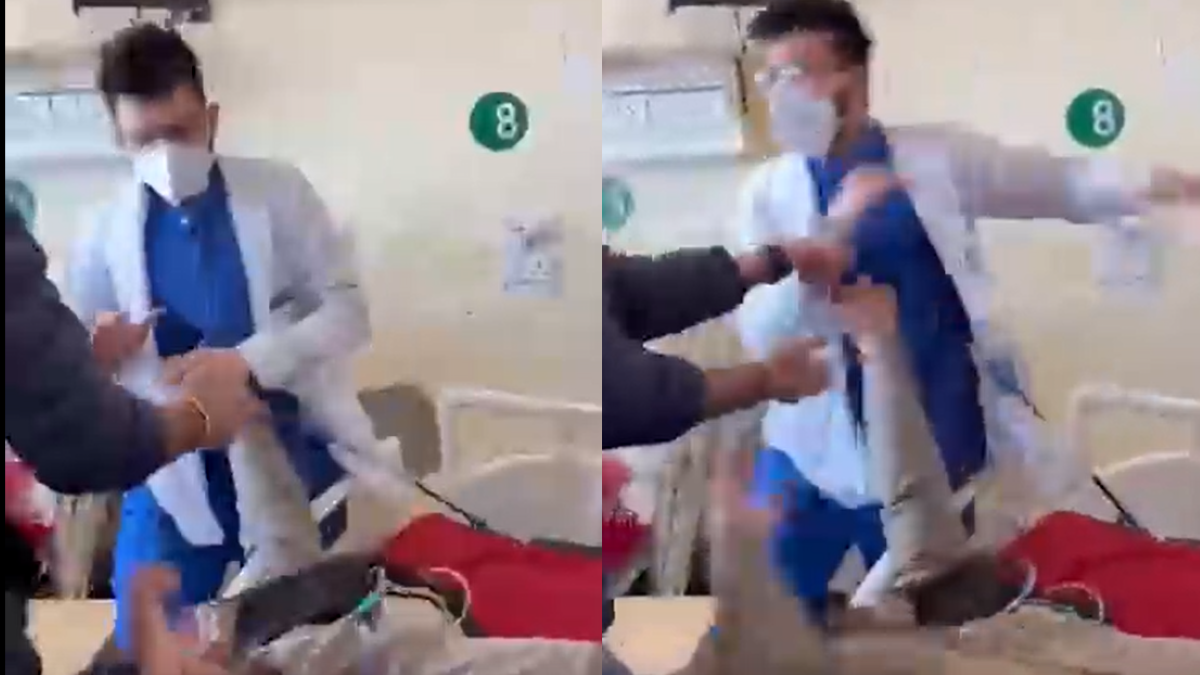 IGMC अस्पताल वार्ड में डॉक्टर ने की मरीज से मारपीट, वीडियो वायरल होने के बाद निलंबित