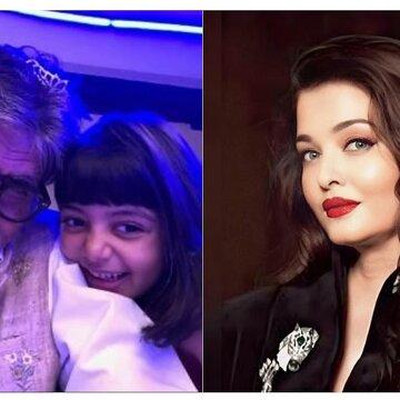 दादाजी के सिर पर पोती का मुकुट, ऐश्वर्या ने अमिताभ को अनूठे तरीके से दी जन्मदिन की शुभकामनाएं