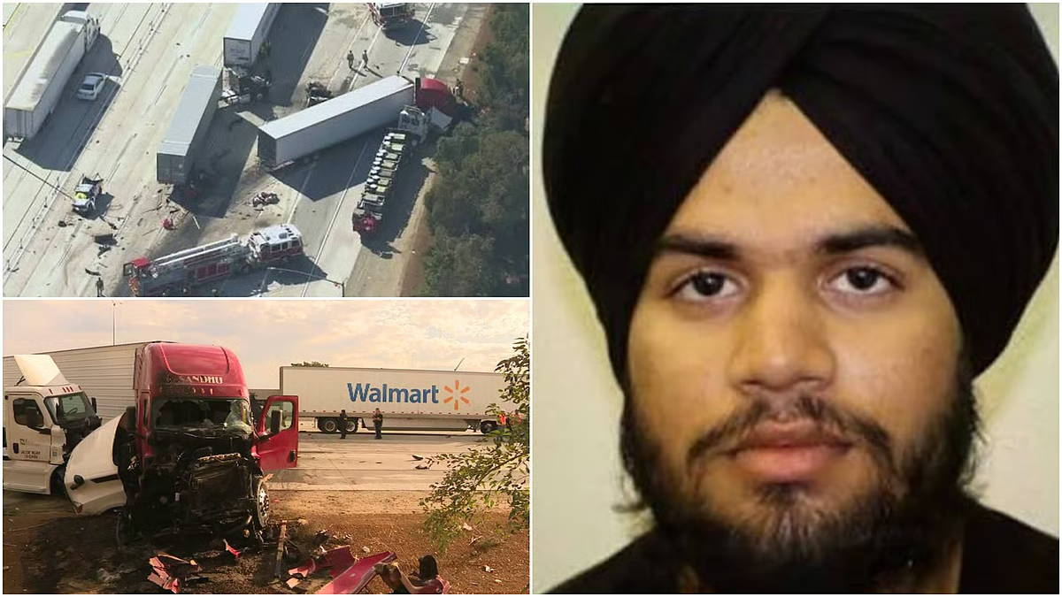 अमेरिका में ट्रक हादसे में कोहराम, तीन जानें गयीं, फिर से भारतीय ट्रक ड्राइवर गिरफ्तार