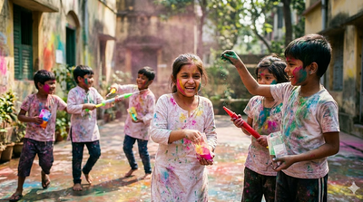 होली खेलते समय यदि बच्चे की आंख में रंग चला जाए, क्या करेंगे?