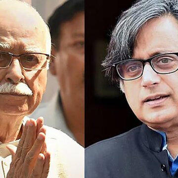 लालकृष्ण आडवाणी की ढाल बनें कांग्रेस सांसद शशि थरूर, कहा - एक घटना के आधार पर...