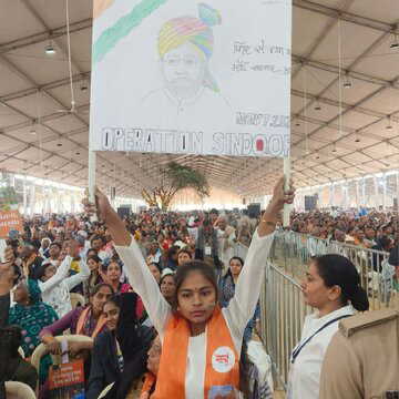 सोमनाथ की शौर्य सभा में 10 साल की बच्ची ने दिखाया ‘ऑपरेशन सिंदूर’ का शौर्य