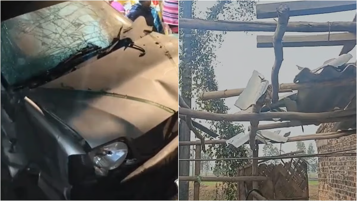 कुलपी में देर रात धमाका, तृणमूल नेता की कार में लगी आग