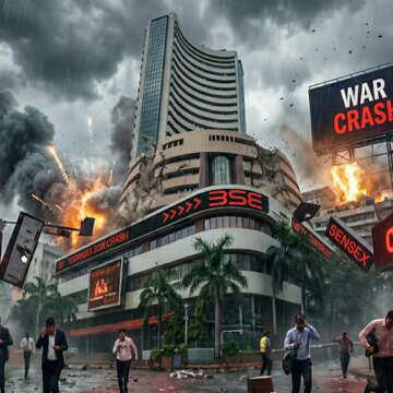 गायब हुए 6 लाख करोड़ रुपये की पूंजी, युद्ध की गूंज से कांप उठा दलाल स्ट्रीट भी