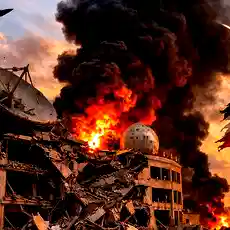 अमेरिका-इजराइल हमले में ईरान का वैज्ञानिक केंद्र मलबे में तब्दील