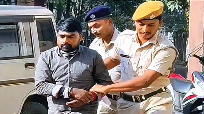 संदेशखाली 'दुर्घटना' मामले में ट्रक का खलासी गिरफ्तार, भोलानाथ घोष के घर पर पुलिस का पहरा