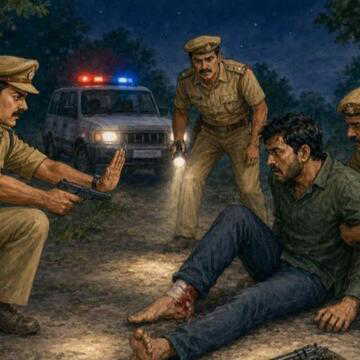 यूपी पुलिस की कार्रवाई: एनकाउंटर के बाद मर्डर आरोपी दबोचा गया