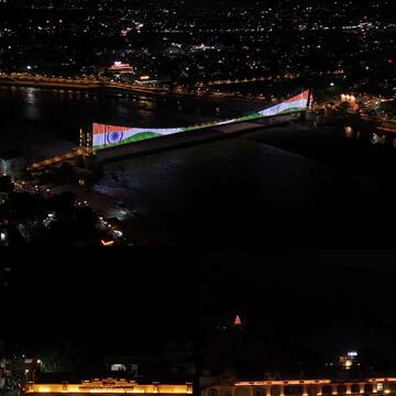 ऋषिकेश जाएं तो रात को एक बार जरूर देखें जानकी सेतु, नजारा देखकर खो बैठेंगे सुधबुध