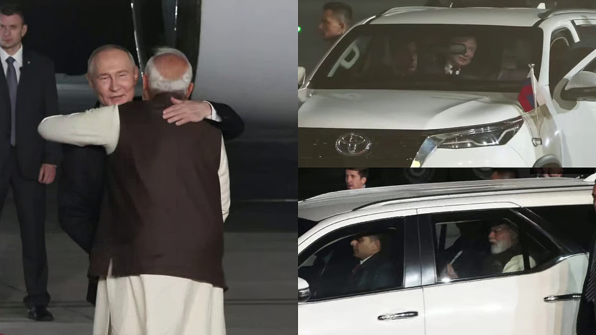 मोदी ने गले लगाकर गर्मजोशी से किया पुतिन का स्वागत, मोदी-पुतिन का ‘कार मोमेंट’