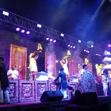 सागर आरती और चकाचौंध सांस्कृतिक नृत्य ने मन मोहा, तीन दिवसीय महा आरती का कल समापन