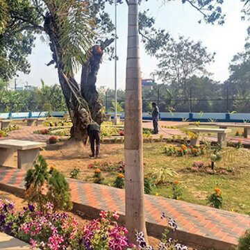 मरीजों को "मेन्टली हेल्दी” रखने के लिए फूलों का बगीचा, हॉस्पिटल की एक नई पहल