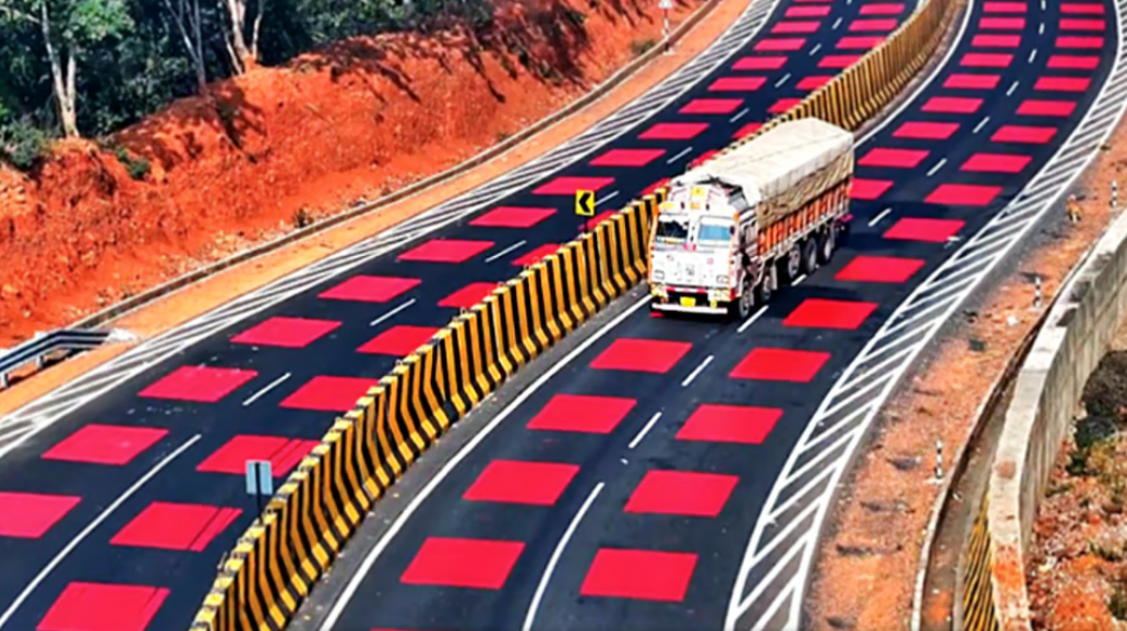 रेड मार्किंग थर्मोप्लास्टिक ब्लॉक से बनी देश की पहली वाइल्डलाइफ सेफ रोड, भारत में बाघ और तेंदुए बचाने के लिए दुबई मॉडल पर भरोसा