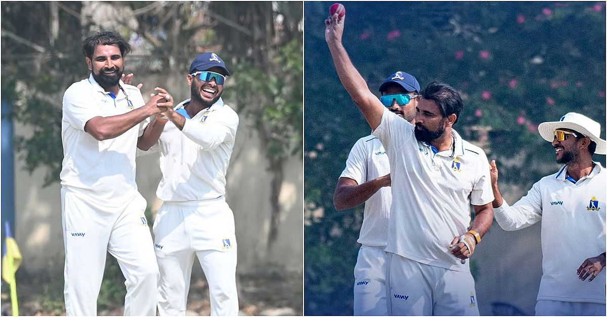 मोहम्मद शमी ने रणजी ट्रॉफी में मचाया तहलका, अकेले ही ले लिए 10 में से 8 विकेट