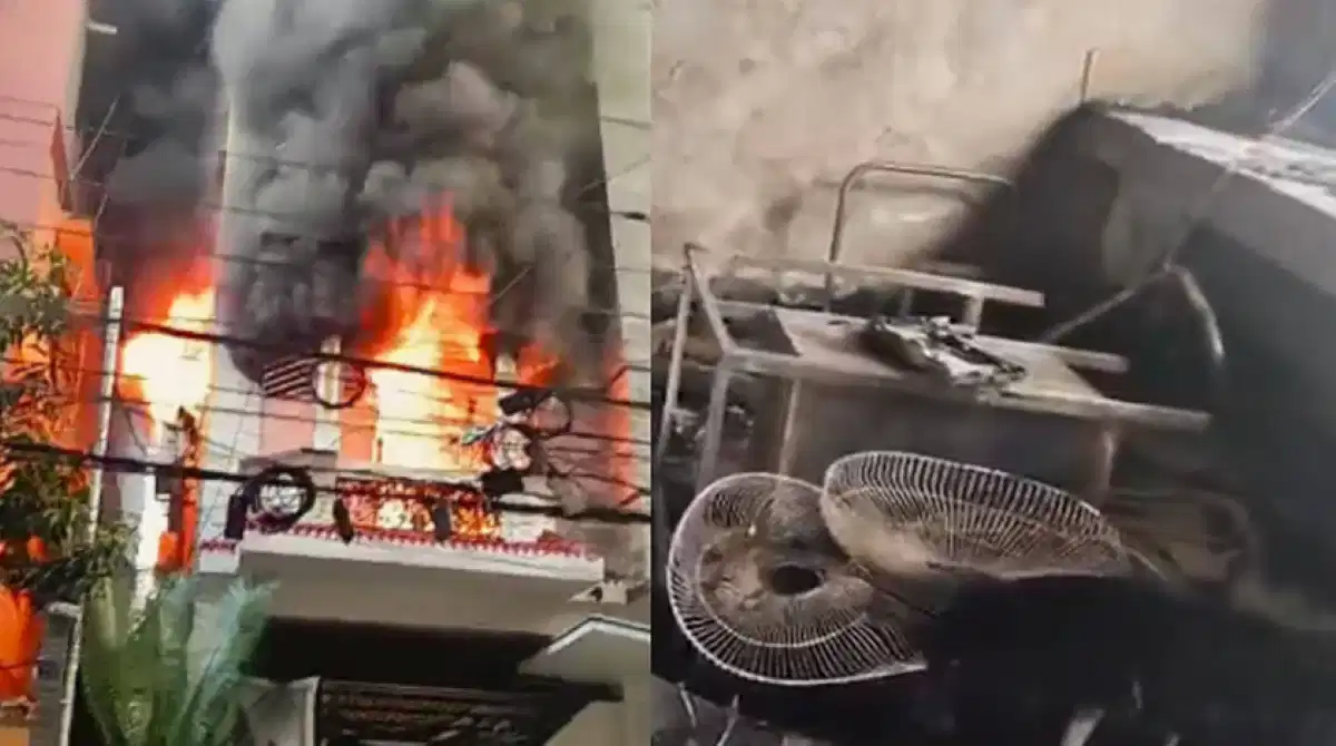बांग्लादेश में भीषण अग्निकांड: शॉर्ट सर्किट से आवासीय इमारत में लगी आग, 6 की मौत, कई घायल