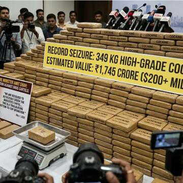 NCB का मेगा ऑपरेशन: 1,745 करोड़ की कोकीन जब्त, अमित शाह का ड्रग नेटवर्क के खात्मे का दावा