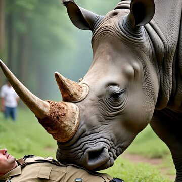 काजीरंगा में गैंडे का हमला, वन रक्षक की मौत