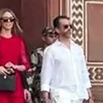 अमेरिकी राष्ट्रपति डोनाल्ड ट्रंप के बेटे ने किया ताजमहल का दीदार