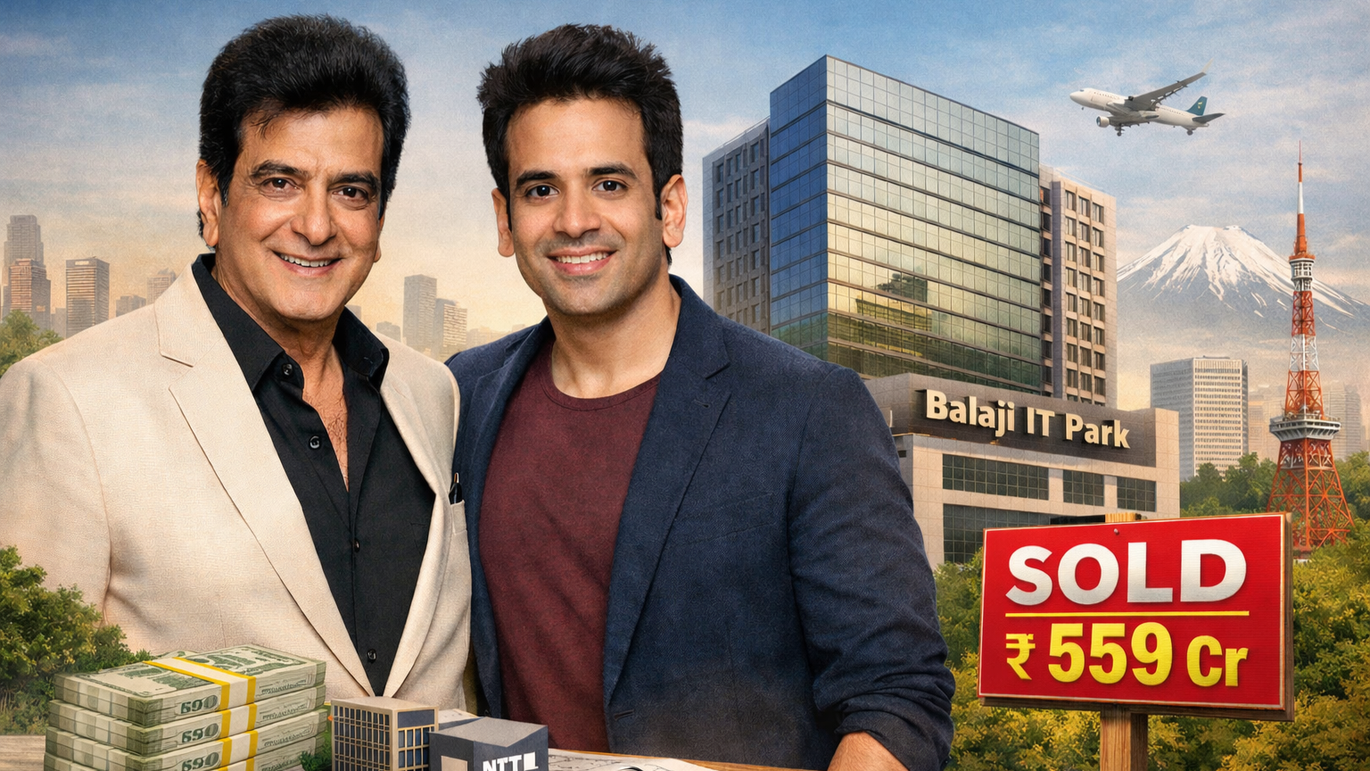 जीतेन्द्र और तुषार कपूर का बड़ा रियल एस्टेट सौदा, मुंबई में 559 करोड़ रुपये में बिकी व्यावसायिक संपत्ति